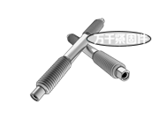 AD型雙頭等長(zhǎng)短螺紋螺柱 GB 13807.2